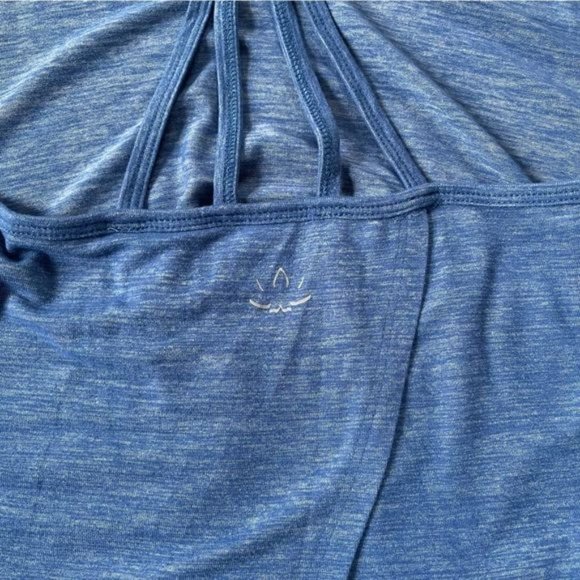 Beyond?Yoga?Cloud Heather Overlap Swing Tank L - Picture 4 of 5